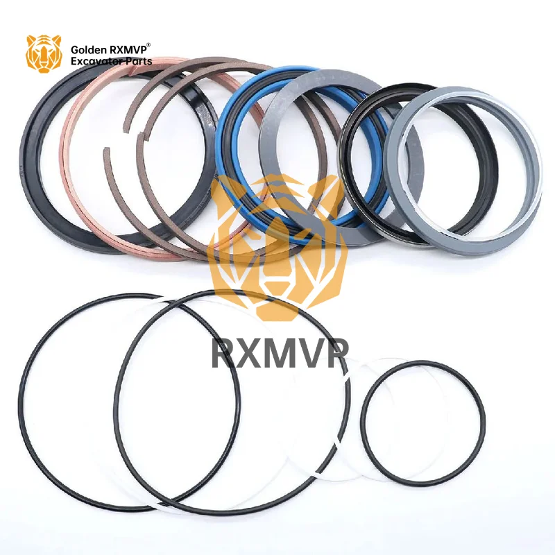 FOR Doosan Daewoo  DX225LCA K9001878 Boom Service Kits Excavator Hydraulic Cylinder Seal Kit