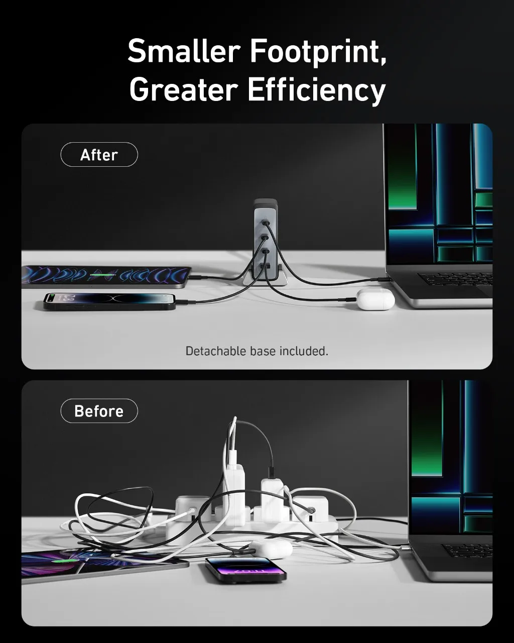 Anker 240W USB C Charger Fast Compact 4-Port GaN Charger for MacBook Pro/Air  iPhone  iPad Pro, Dell XPS  Galaxy  Pixel Apple