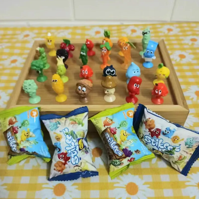 

Оригинальные фигурки стикез, миниатюрная присоска, мягкая желатиновая овощная еда, присоска, модель куклы, подарки