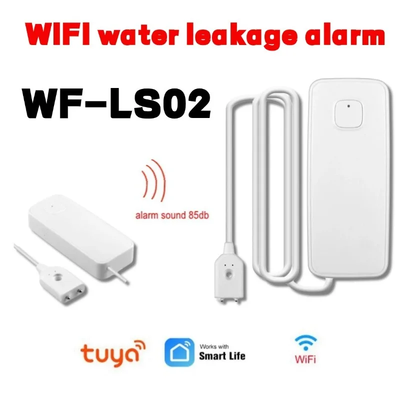 Tuya WIFI  Leak  Water Immersion Alarm TUYA Water Level Alarm on-site Sound Alarm WF-LS02