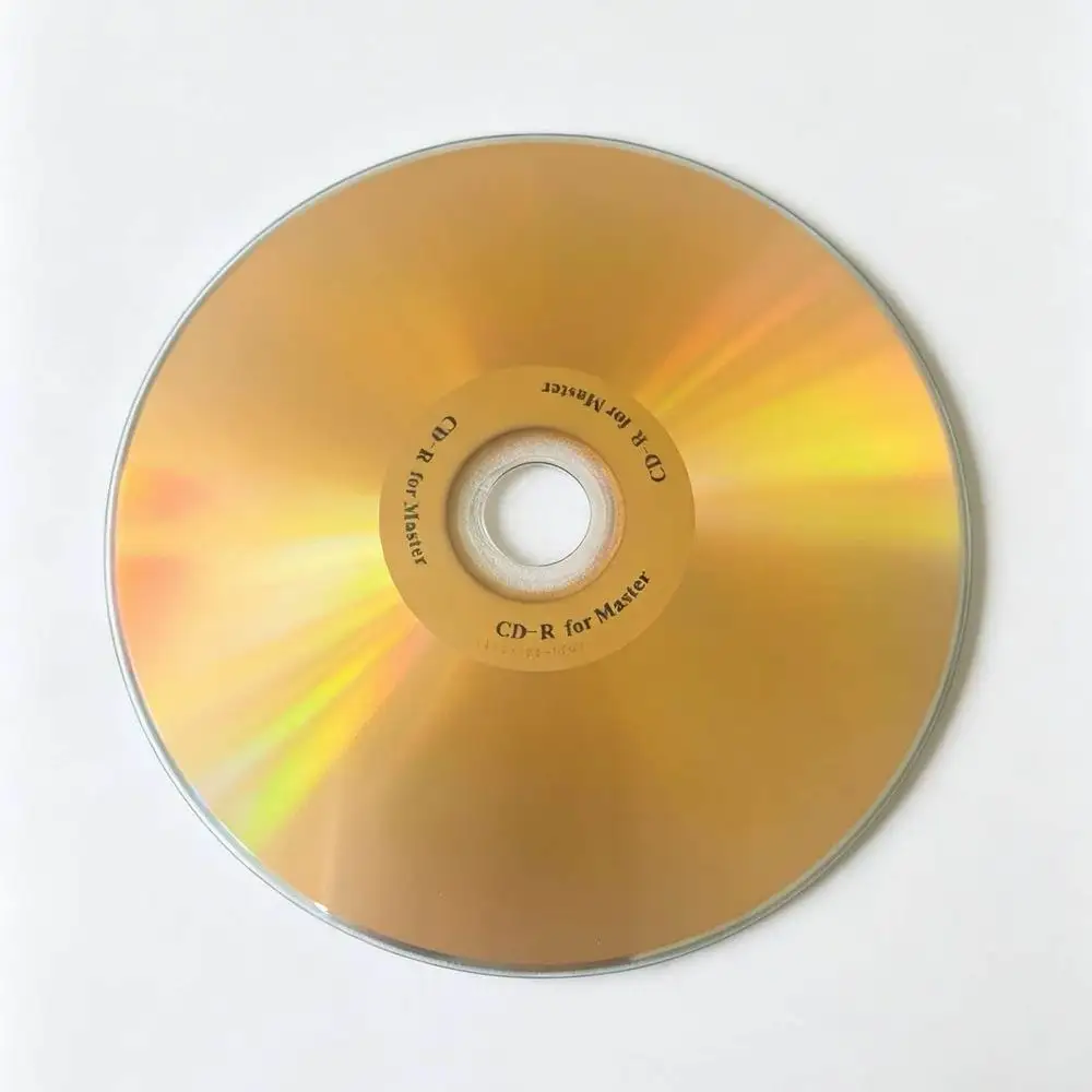 CD-R For Master Audio High Qualtiy Golden CD Disk CDR Music CD Discs 700MB 1x 2x 4x 5pcs/lot