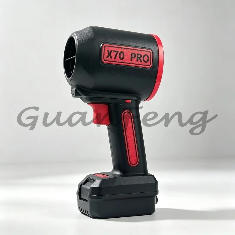 64mm Brushless High Power Air Blower 2400g Max Thrust Portable Handheld Air Duster Multi-Purpose Car Dust Snow Removal Blower