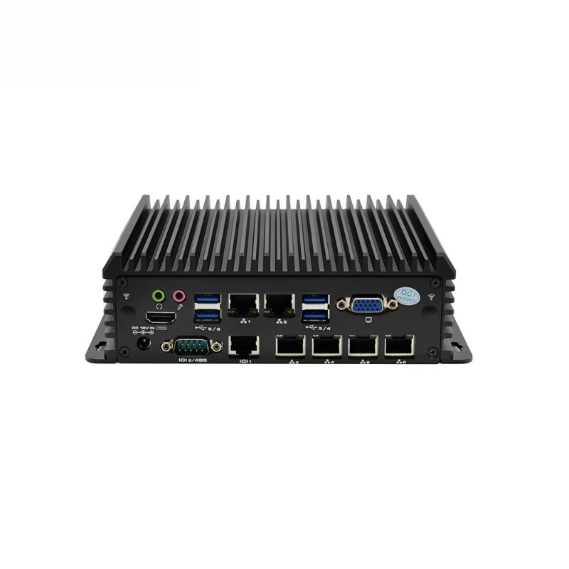 

Intel Celeron J6412 Quad Core 6 RJ45 LAN 2 COM HD VGA SIM WIN10 Fanless Industrial Mini Pc Embedded ComputerRAM/ROM NONE