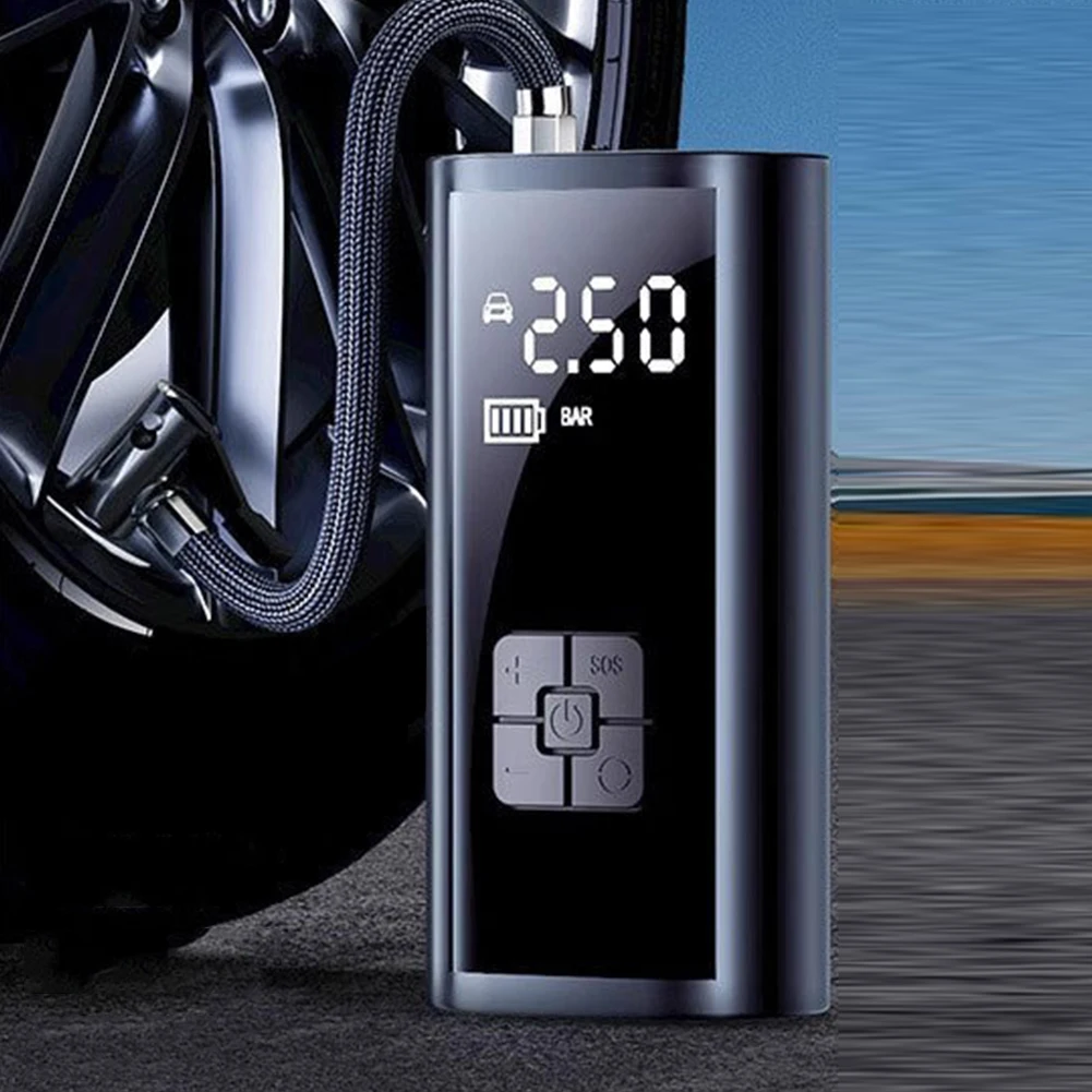 

150PSI электрический насос для шин USB перезаряжаемый портативный автомобильный насос для накачивания 6000 мАч велосипедный воздушный компрессор для автомобиля велосипедный мяч