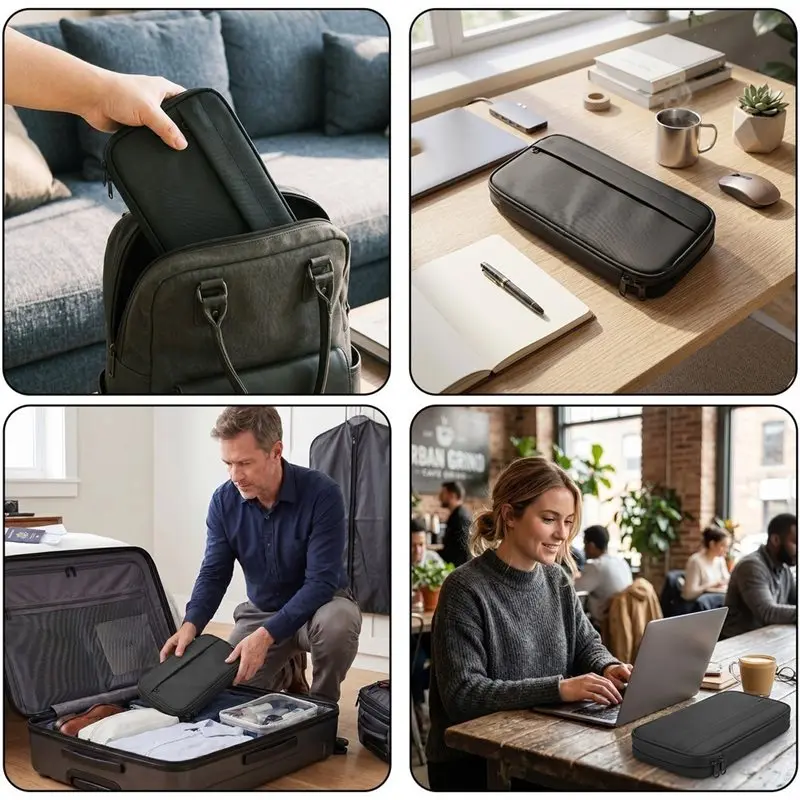 Superior Protective Carrying Travel Case For Logitech MX Keys Mini Wireless Keyboard, Keyboard Storage Bag(Only)