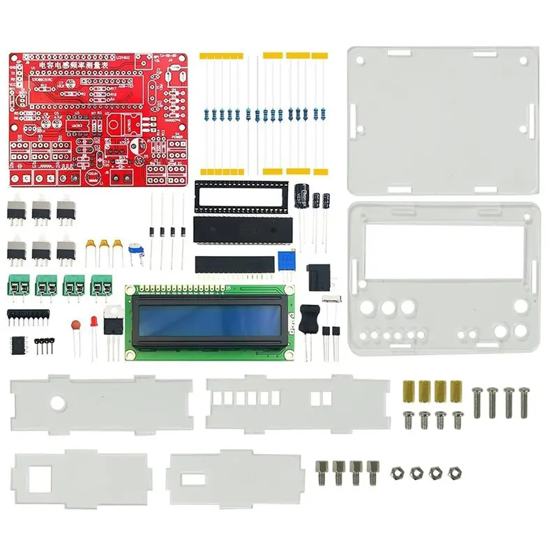 EYFL-DIY – Kit de test de fréquence, de capacité et d'inductance pour MCU 51, carte d'entraînement à la soudure électronique pour ingénieurs