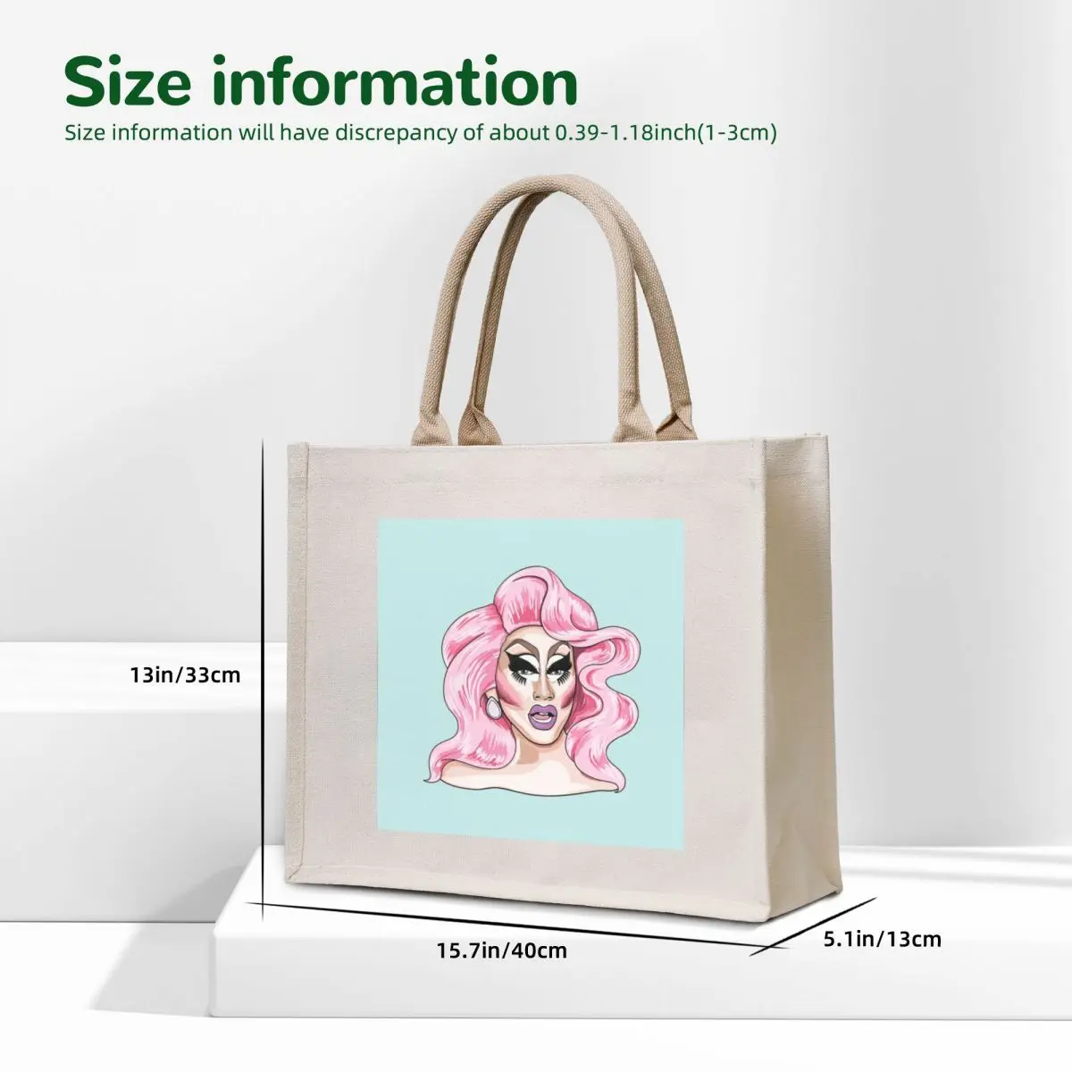 Trixie Mattel Tote Bag Women's tote bag tote bag university reusable shopping bags university shopper