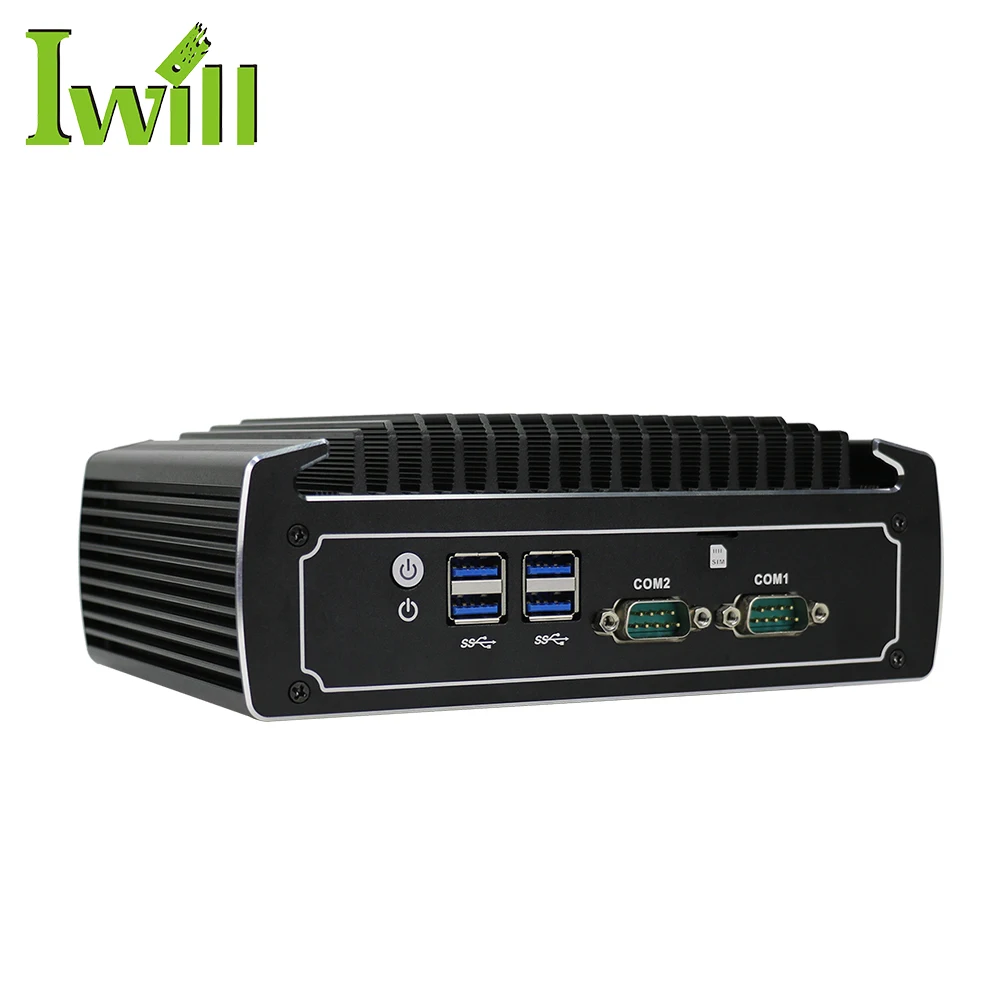Upgraded Mini PC N3022 I3 10110U with 2*COM 6*USB Support SATA  RAID 0/1 VESA Wall Mount