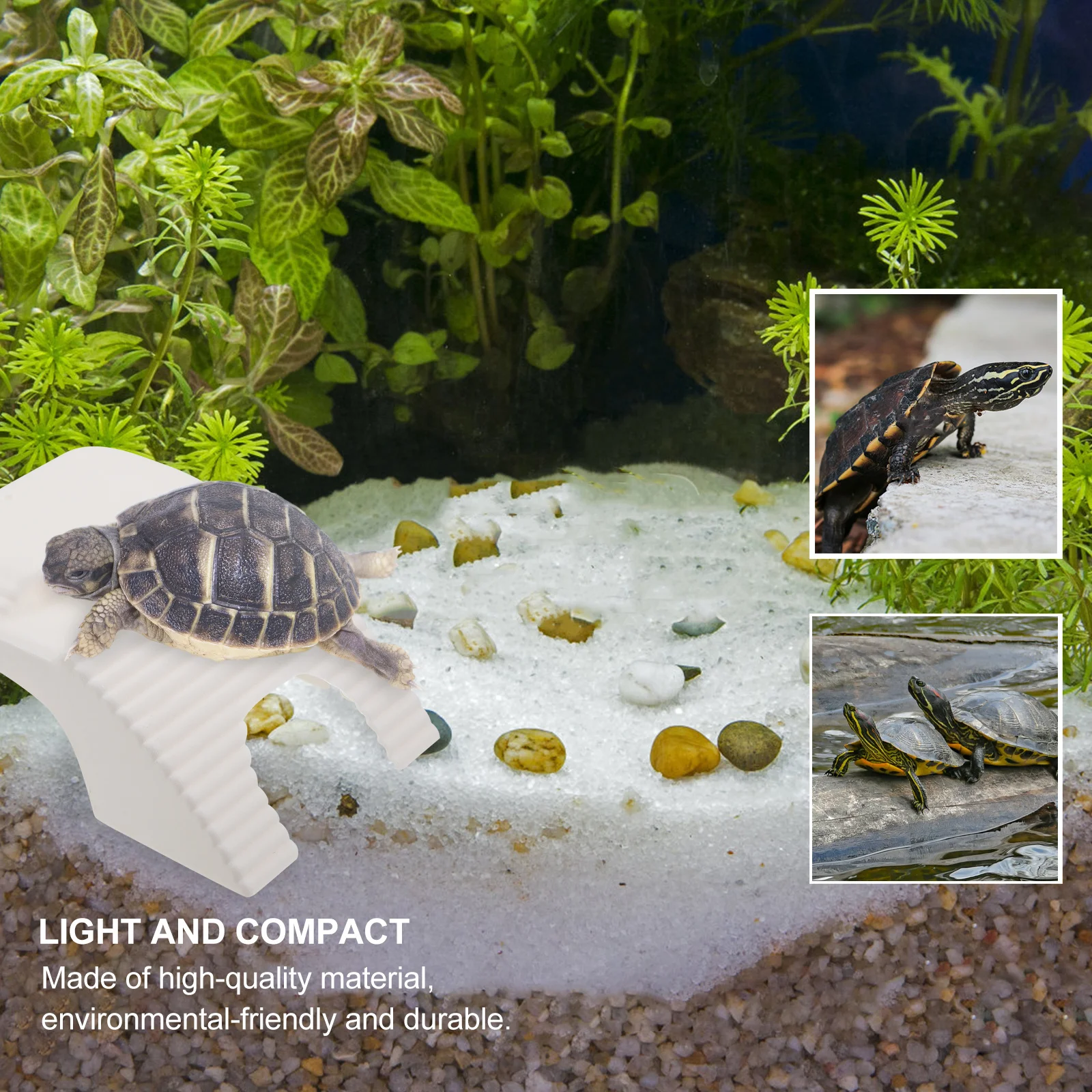 

2Pcs Stylish Turtle Basking Platforms Durable Fine Workmanship Perfect for Aquariums and Fish Tanks Turtle Platform