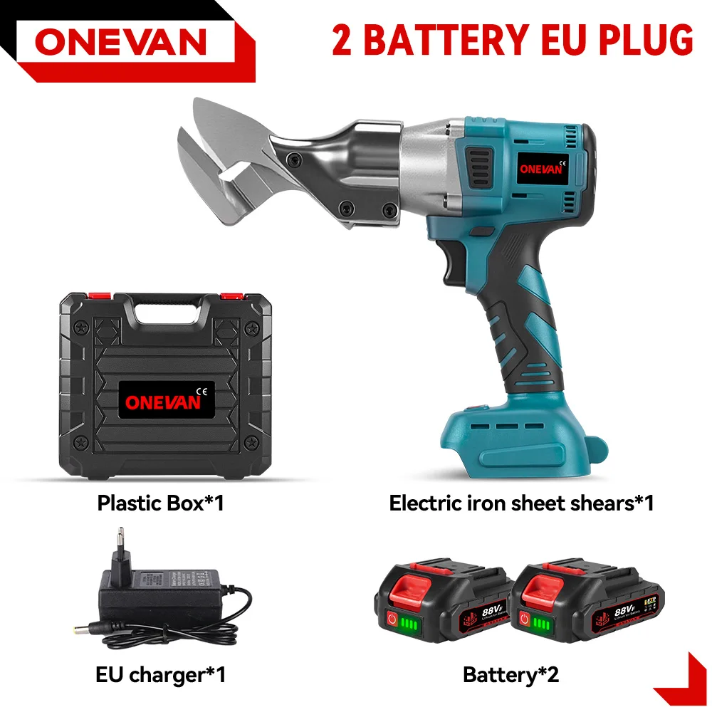 ONEVAN 2000W Bürstenlose Elektrische Eisen Blatt Schere 880NM Multifunktionale Cordless Schere Schneiden Werkzeug Für Makita 18V Batterie pin