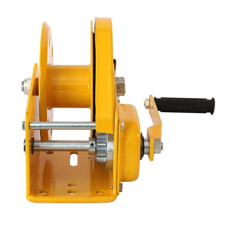 Portable Hand Operated Manual Winch 1800LBS Steel 10m Lifting Height for Cranes