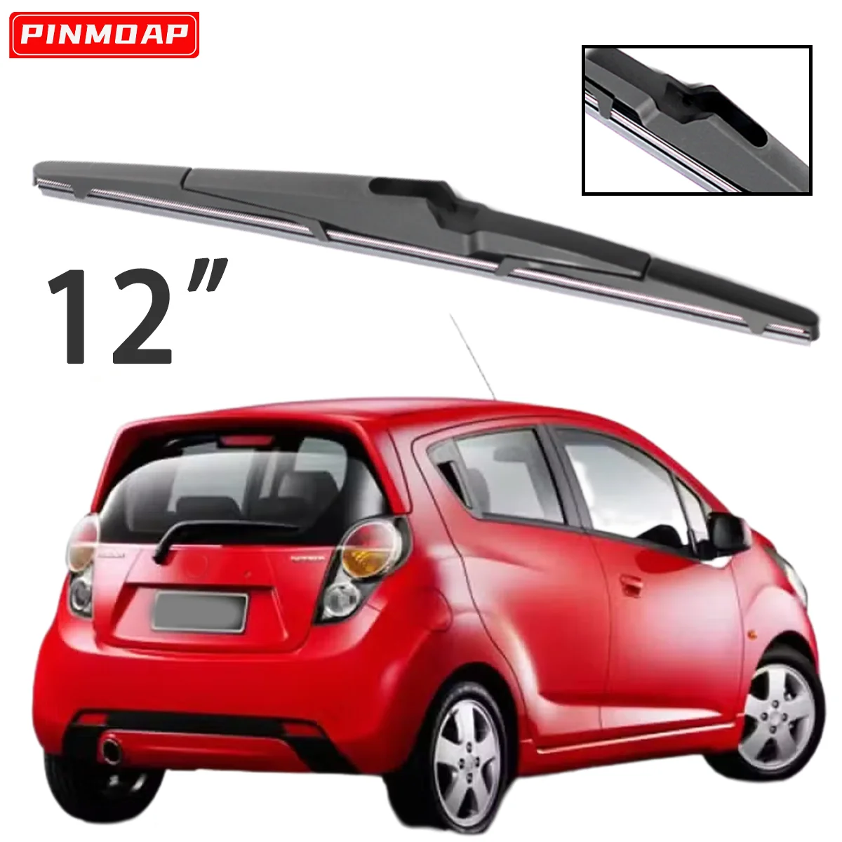 1PC 12 "Heckscheibenwischer Für Chevrolet Spark M300 Holden Barina Spark 2009-2015 Windschutzscheibe Windschutz Heckscheibenwischerblatt Auto Zubehör