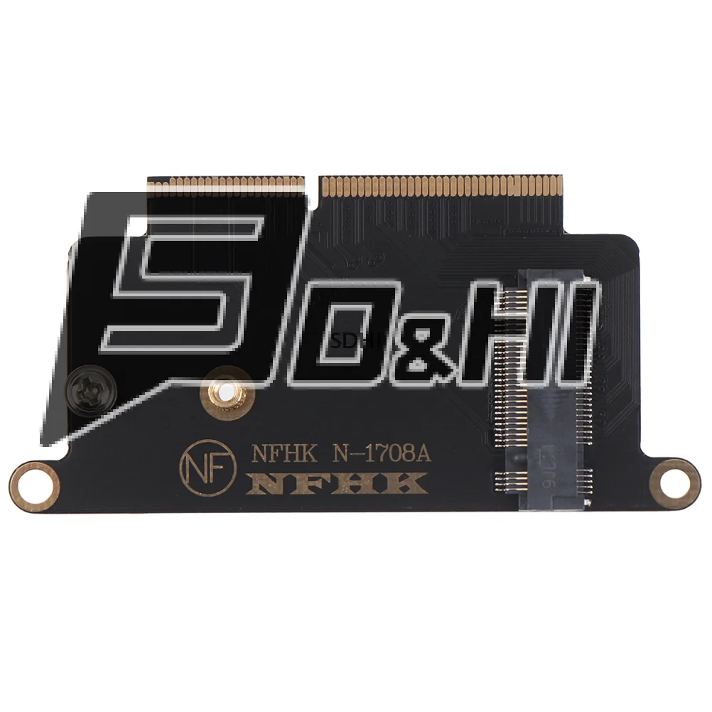 

1 шт. адаптерная карта NVMe M.2 ngff ssd для MacBook Pro 13 дюймов 2016-2017 годов выпуска (A1708)