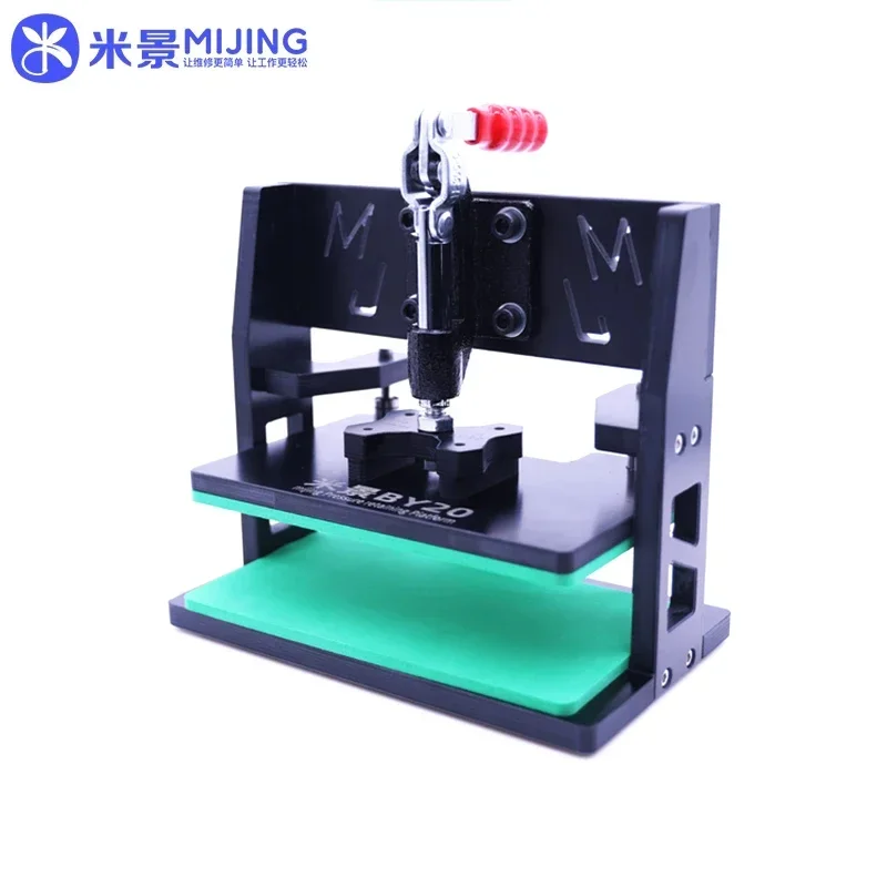 

Mijing MJ BY20 Pressure Stress Mold Metal Fixture Tool For Mobile Phone Tablet Screen Cover Panel Fit Fixed Glass Board