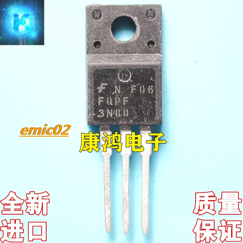 10pieces Original stock  FQPF3N80C FQPF3N80 TO-220F MOS 3A 800V