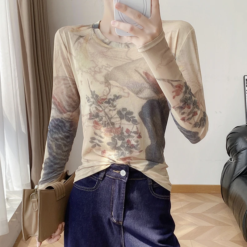 Damska bluzka z siateczki z na – Mesh Top Layering recenzja i cena
