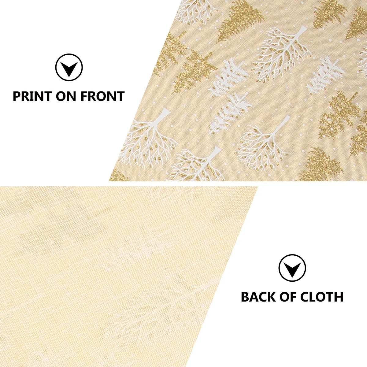 

Printed Tablecloth with Christmas Snowflake Design Table Runner Holiday Dining Decor Soft Comfortable Fabric for Party Home