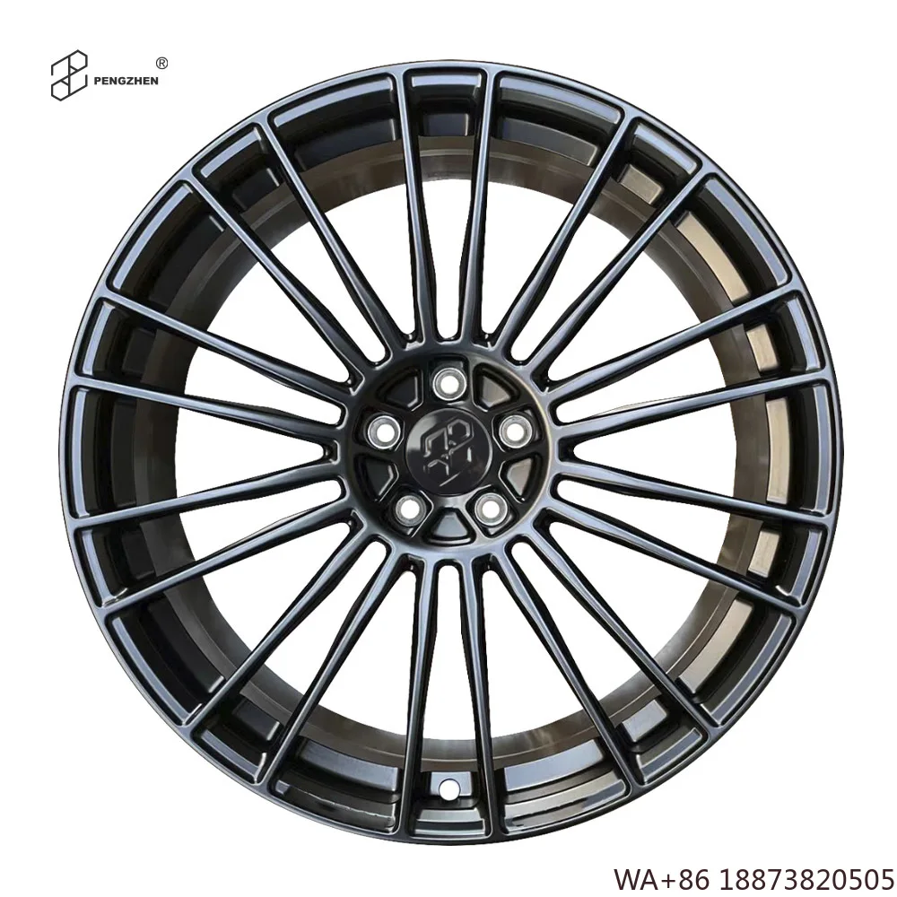 For  Custom Forged Matte Black Multi Spoke 112 PCD 20