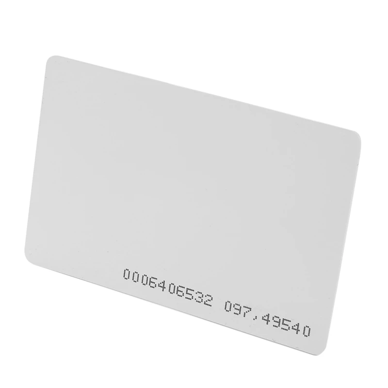 50Pcs scheda di controllo accessi RFID Card 125Khz EM4100 TK4100 Smart Proximity Card RFID Tag Key per chiave di controllo accessi