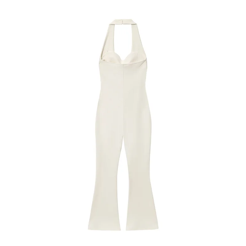 Dameskleding Halskraag Mouwloos Rugloos Sexy Micro-pull Jumpsuit