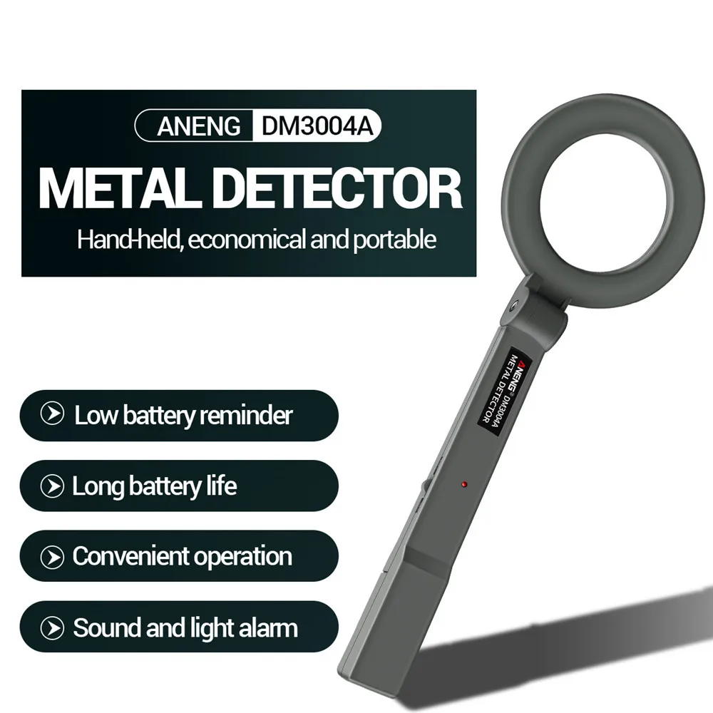 

Metal Detector Handheld Alarm High Sensitivity Metal Scanner Security Checker Pinpointer Search Coil Metal Detect Tool