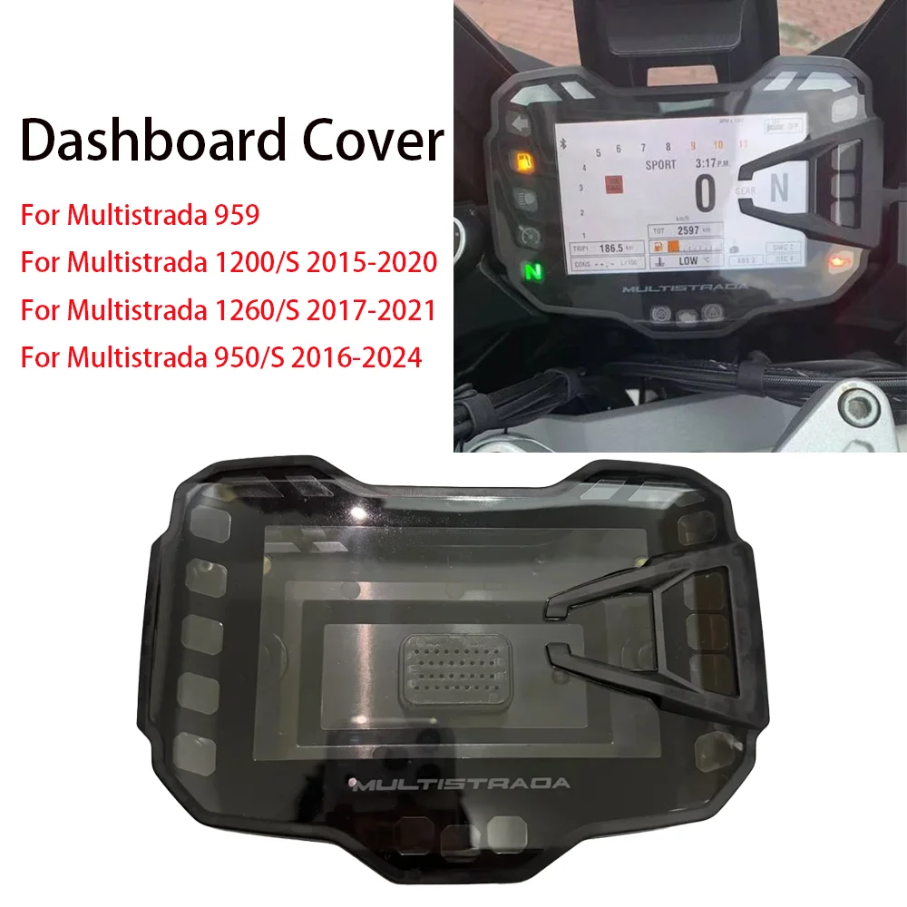 

For Ducati Multistrada V2 S MTS1200 MTS 1200 1260 950 959 Motorcycle Instrument Housing Shell Speedometer Gauge Tachometer Cover