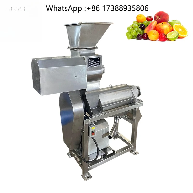 DZJX Dual Motor Crushing Juicer for Hard Fruits Like Apple and Carrot Processing
