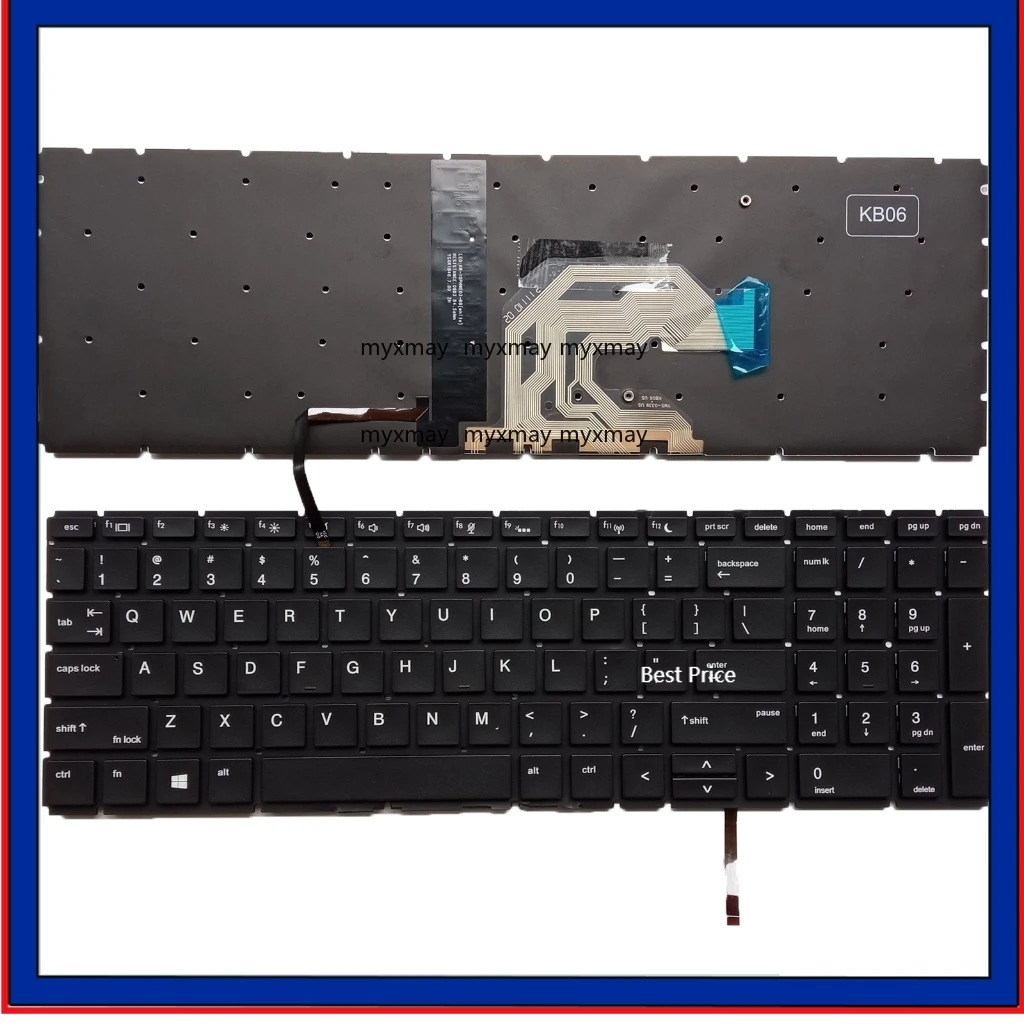 

US SP for HP 450 G6 450 455R G6 G7 ZHAN 66 Pro 15 G2 G3 HSN-Q25C HSN-Q22C HSN-Q16C HSN-Q17C Laptop Keyboard