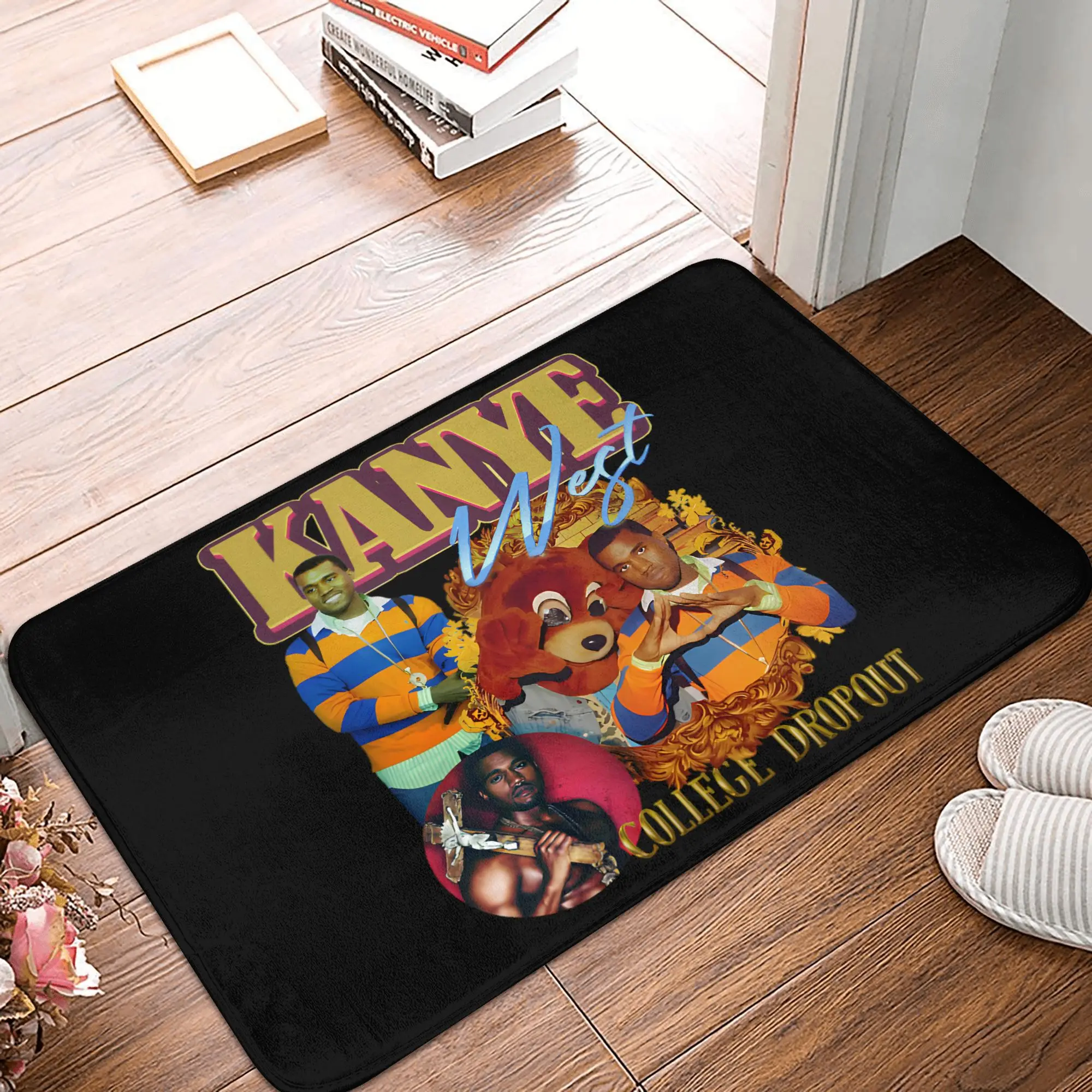 Popular Singer Kanye West Front Door Floor Entrance Mats Outdoor  Kitchen Bathroom Doormat Garden Carpet Rug