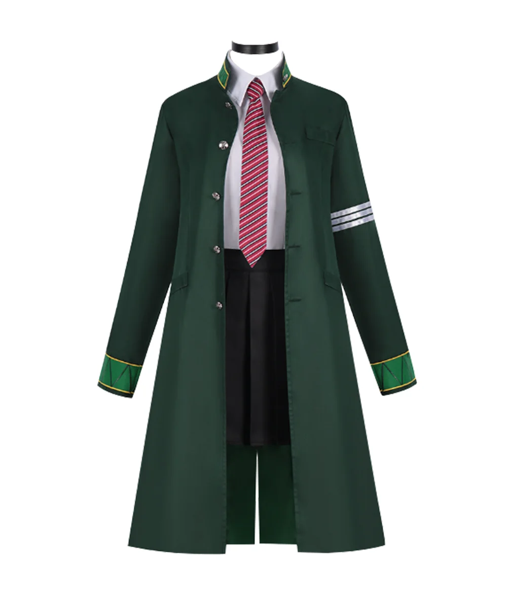 TAFN Anime Tsuono Yuke Cosplay Kostüm Damen Halloween Uniform Anzug Grüne Outfits