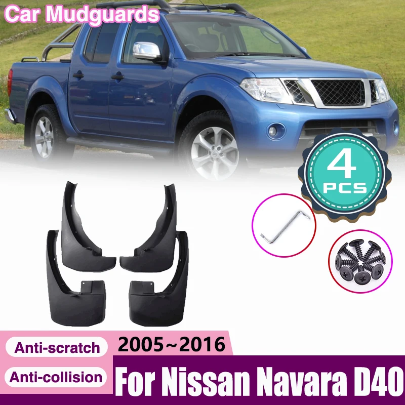 

Car Mudguard Mud Flap For Nissan Frontier Navara D40 2005~2016 Front Rear Wheel Mudguard Splash Guard Fender Mudflap Accessories
