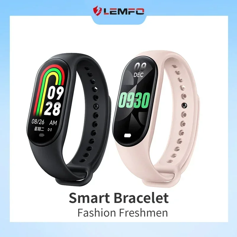 LEMFO M8 Smart Bracelet Outdoor Sport Waterproof Heart Rate Monitor Fitnes Blood Oxygen Monitor Smartwatch For Xiaomi Phone