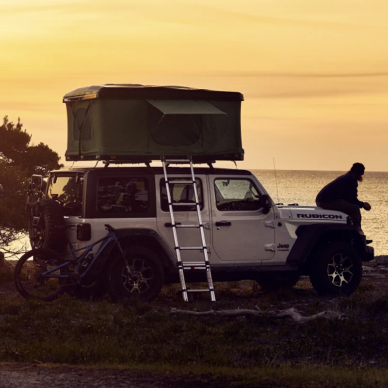 Factory custom overland top tent car hard shell 4wd roof top tent