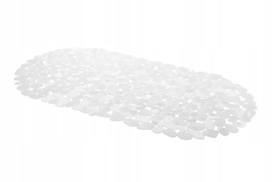 Badkamer Antislipmat voor badkuip met zuignappen 67x35 cm Wit
