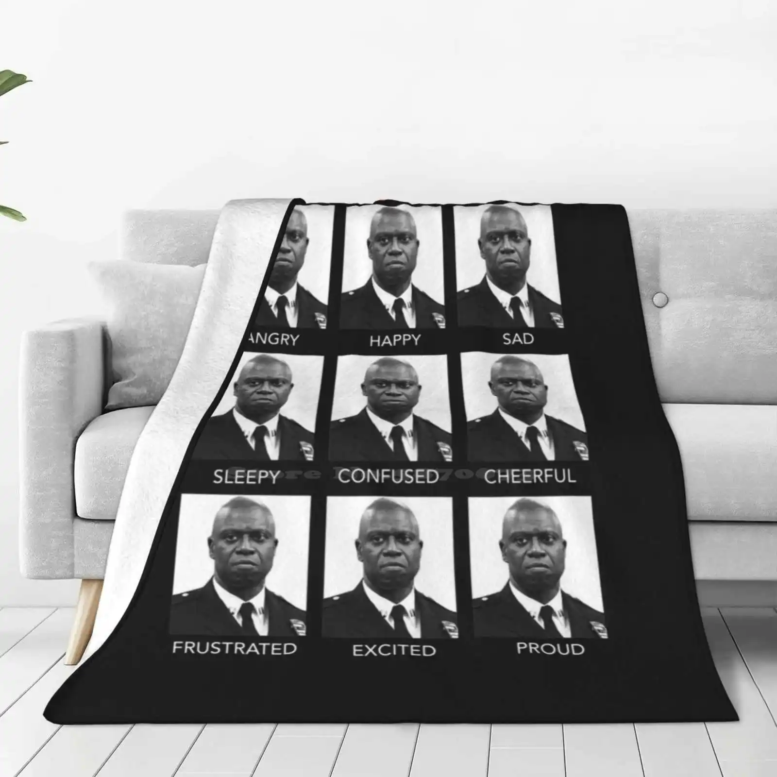 Expressions Of Holt Four Seasons Comfortable Warm Soft Throw Blanket Raymond Holt Brooklyn Nine Nine Brooklyn 99 Jake Peralta