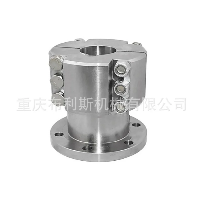 

(Индивидуальная настройка для доставки) Морской гребной вал, соединенный с редуктором, с 5-дюймовой открытой зажимной муфтой, подходит для вала диаметром 1,75 дюйма.