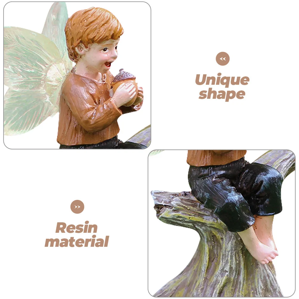 

Садовый декор для улицы, сказочные статуи, украшения, уличная фигурка, мультяшная скульптура, цветочный орнамент