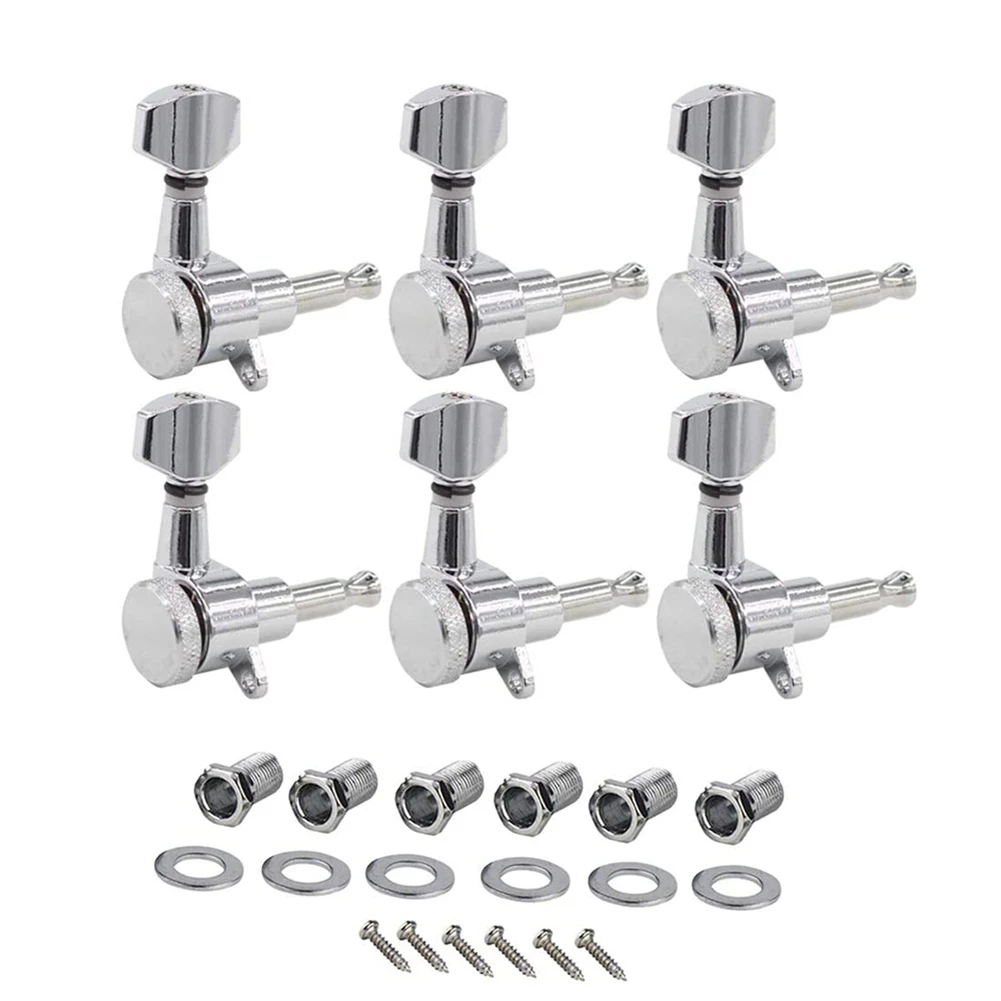 SMIEA Guitar Locking Tuners String Tuning Pegs Machines Heads Set for Fender Stratocaster Telecaster Guitar Parts,Right