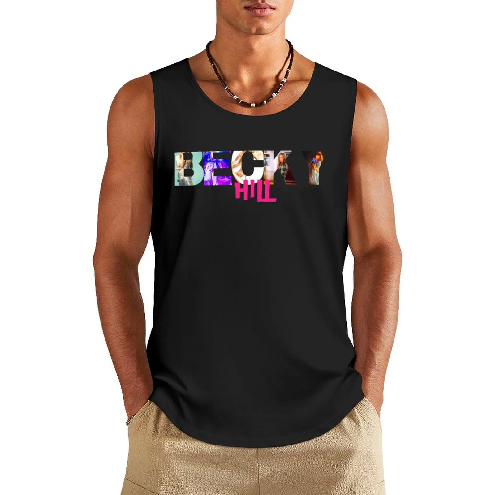 

becky hill classic t shirt sticker Tank Top bodybuilding for men anime gym