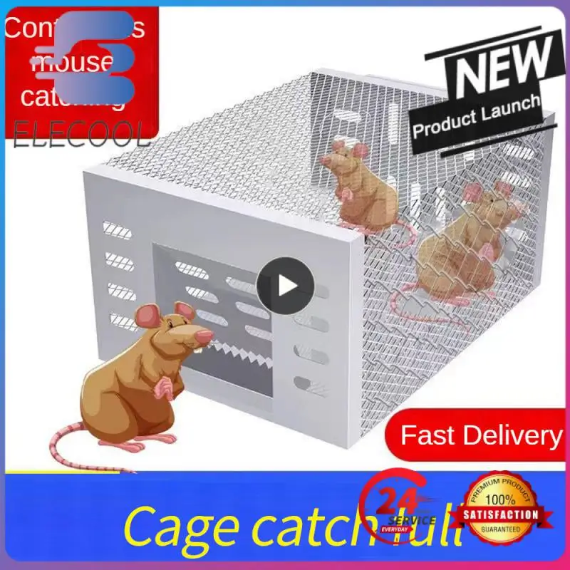 

High Efficiency Home Automatic Mousetrap Rat Rodent Exterminator Harmless Mouse Trap Safe Reusable Automatic Rat Snake Trap Cage