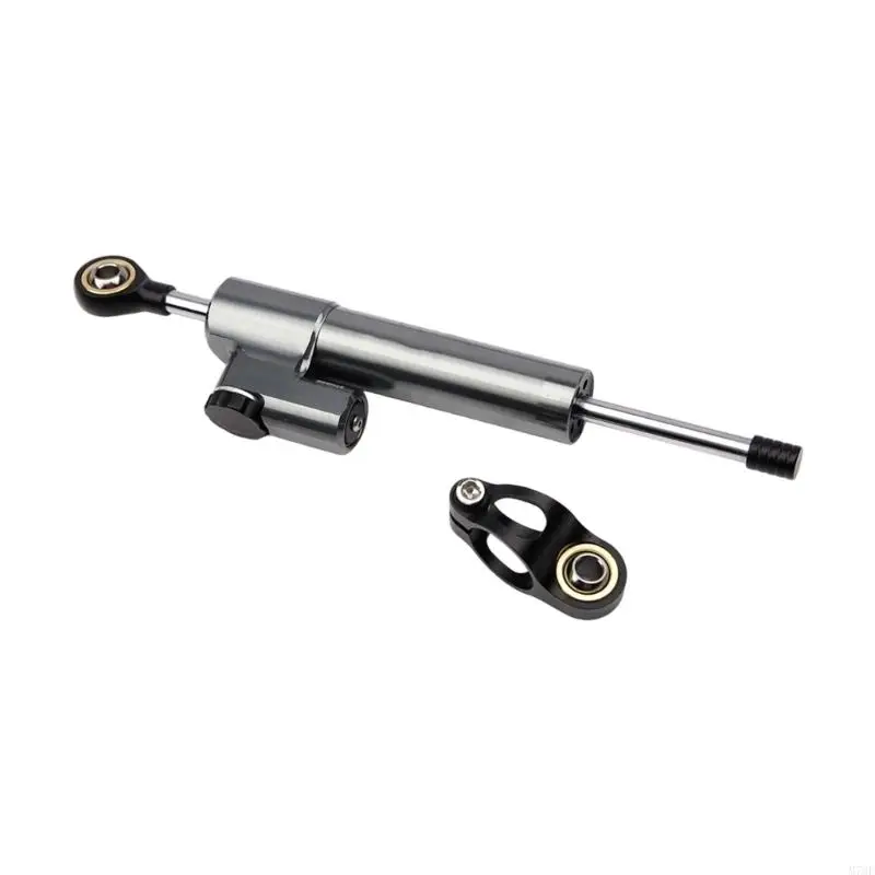 M76E 160–280 mm Motorrad-Lenkungsdämpfer mit Aluminiumgehäuse, eloxierter Oberfläche und Montageteilen für den Werkstattservice – Detail 4