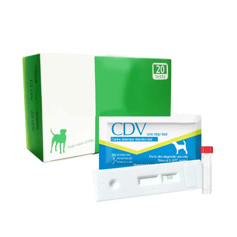 Haustier Hund Katze cdv/cpv/fpv nach Hause Nasen tupfer Gesundheit kleiner Test Papier Test Haustier Hund Katze effektiver Schnelltest