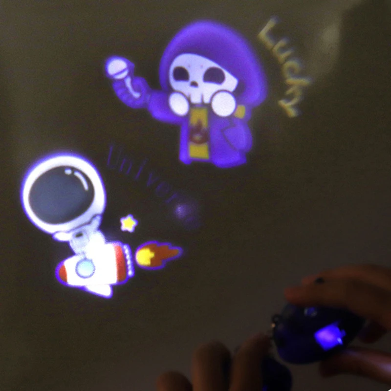 Creative Cute Cartoon Mini Camera Slideshow Light Projector Keychain Children's Toy Bag Pendant Accessories view 6