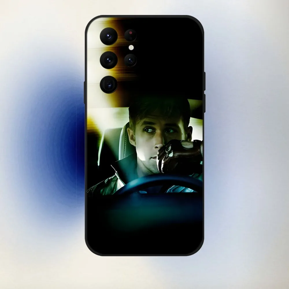 Film Drive Ryan Gosling Phone Case For Samsung S24,23,22,30,21,10,9,Ultra,Plus,Lite,FE,5G Black Soft Case