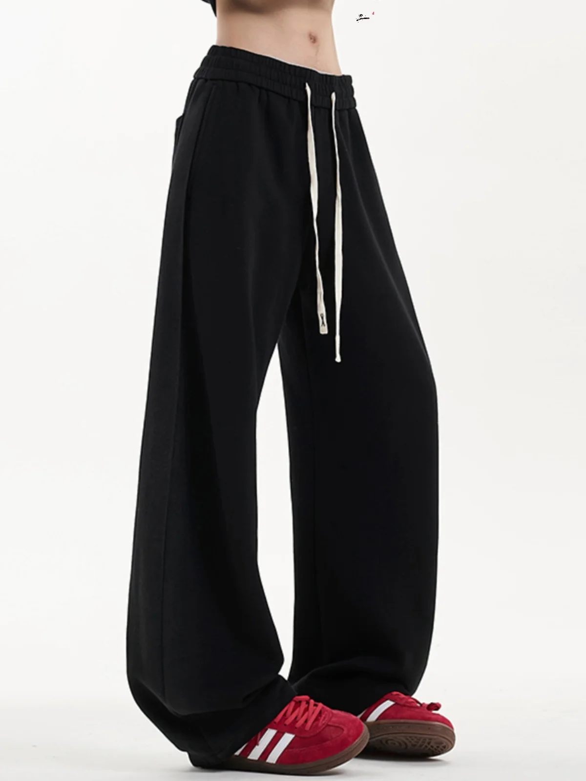 

American Retro Waed Knife Sweatpants Men's Heavy Du Drapey Sport Casual Long Trousers Trendy Loose Wide Leg Pants