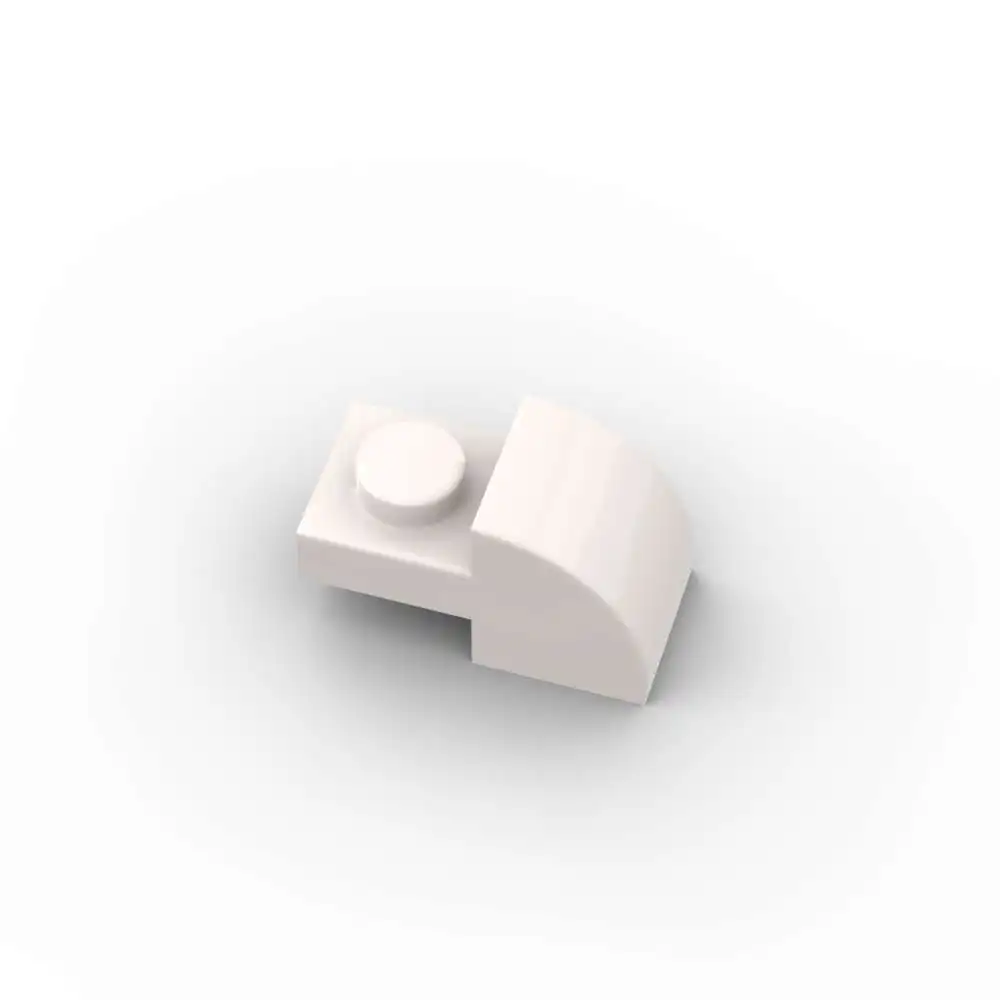 MOC 10PCS 5841 Curved 2x1 With Recessed Stud Slope Building Blocks Kit House Bricks Particle Puzzle Toys Children Birthday Gifts