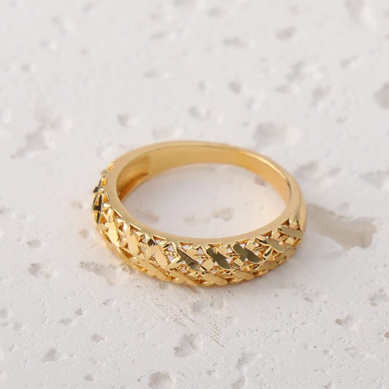 LUIZADA Marokko Trend Goldfarbenes Schmuckset für Party-Design, Ohrringe und Anhänger, Halskette, Armband, Ring-Set für Verlobung – Detail 26