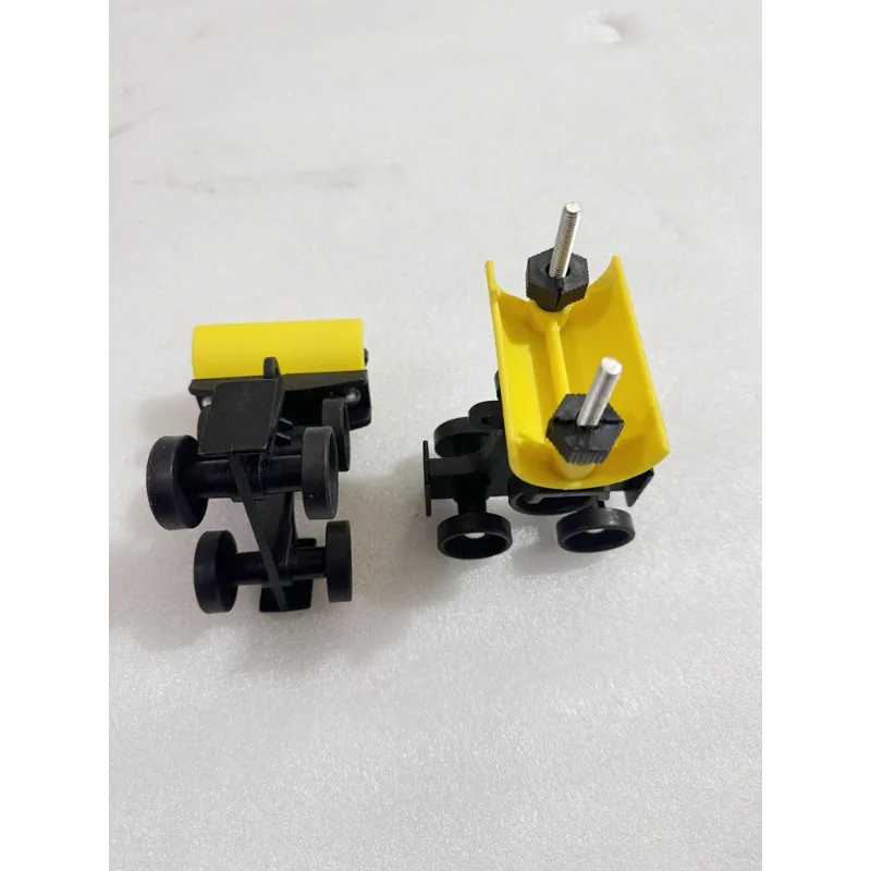 Aluminum Alloy KBK Cable Pulley Wear Resistant Sturdy Six Wheels High Load Bearing Corrosion Resistant Stable Sliding Low Noise