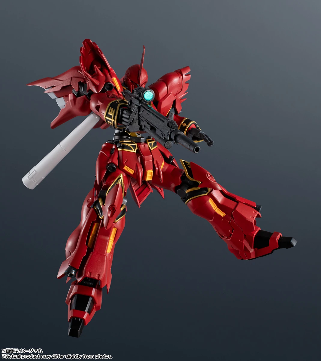 В наличии: Фигурка BANDAI GUNDAM UNIVERSE Mobile Suit Gundam Unicorn MSN-06S Sinanju аниме-модель коллекционная игрушка