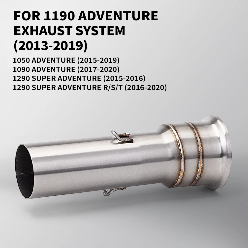 

For 1050 1090 1190 1290 ADVENTURE 2013 - 2019 Motorcycle Exhaust Escape Moto Muffler Modify 51MM Middle Link Pipe
